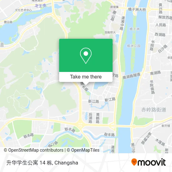 升华学生公寓 14 栋 map