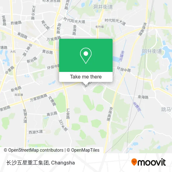 长沙五星重工集团 map