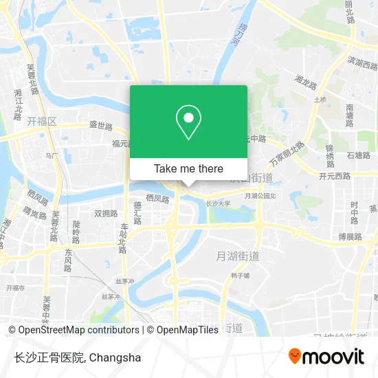 长沙正骨医院 map