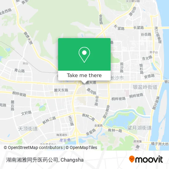 湖南湘雅同升医药公司 map