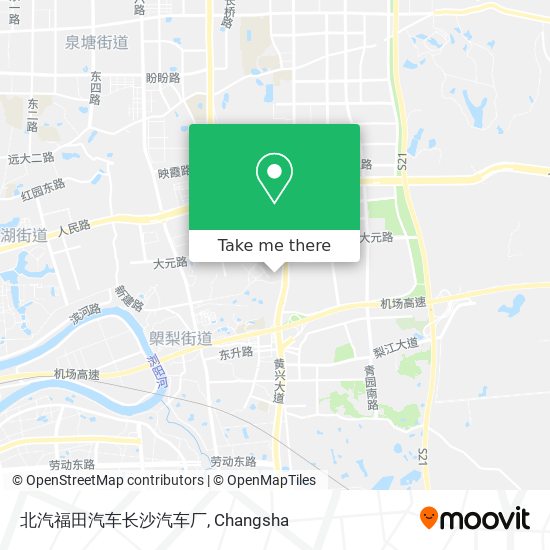 北汽福田汽车长沙汽车厂 map