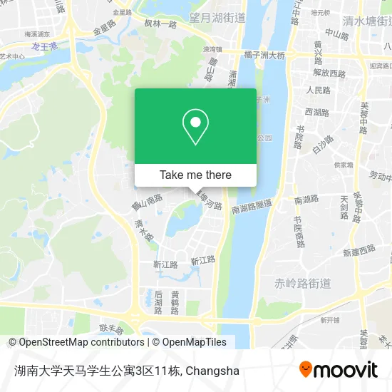 湖南大学天马学生公寓3区11栋 map