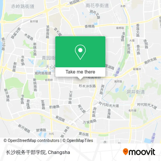 长沙税务干部学院 map