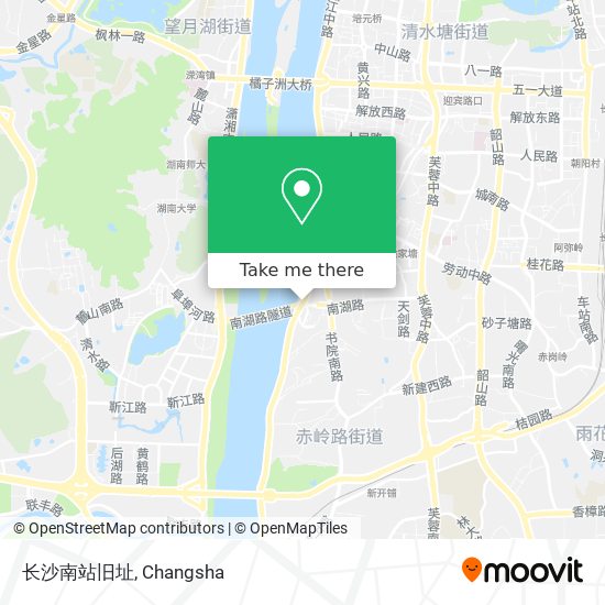 长沙南站旧址 map