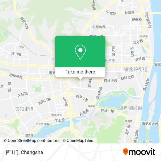 西1门 map