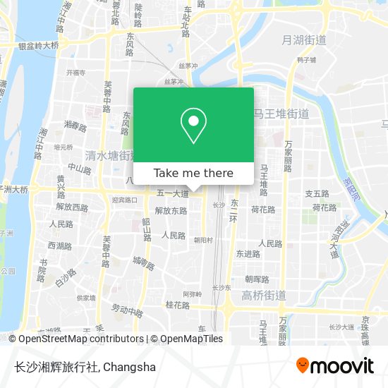 长沙湘辉旅行社 map