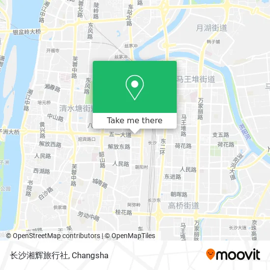长沙湘辉旅行社 map