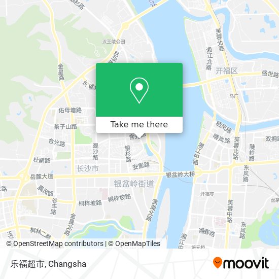 乐福超市 map