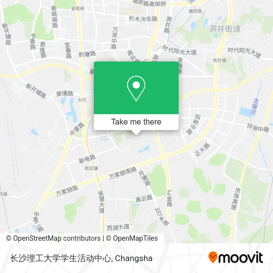 长沙理工大学学生活动中心 map