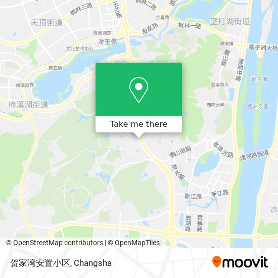 贺家湾安置小区 map