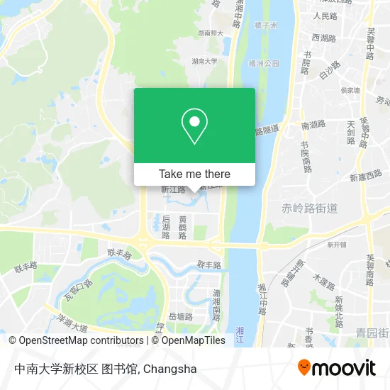 中南大学新校区 图书馆 map