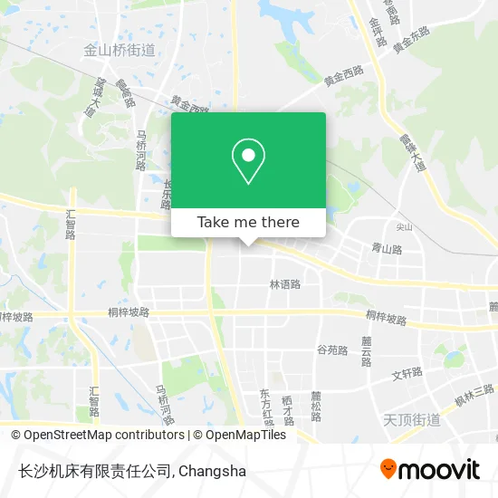 长沙机床有限责任公司 map