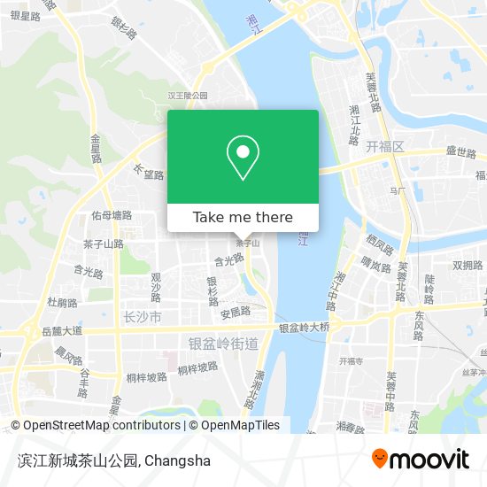 滨江新城茶山公园 map