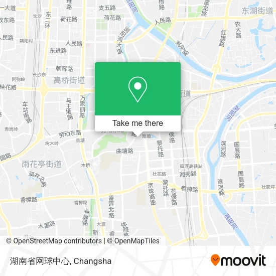 湖南省网球中心 map