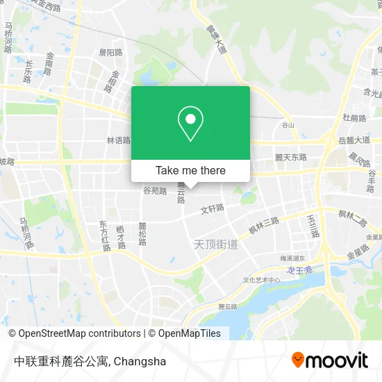 中联重科麓谷公寓 map