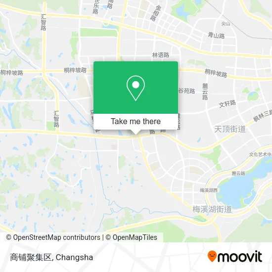 商铺聚集区 map