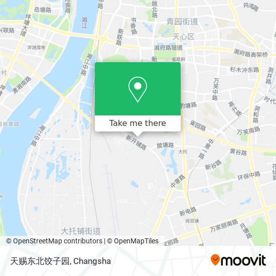 天赐东北饺子园 map