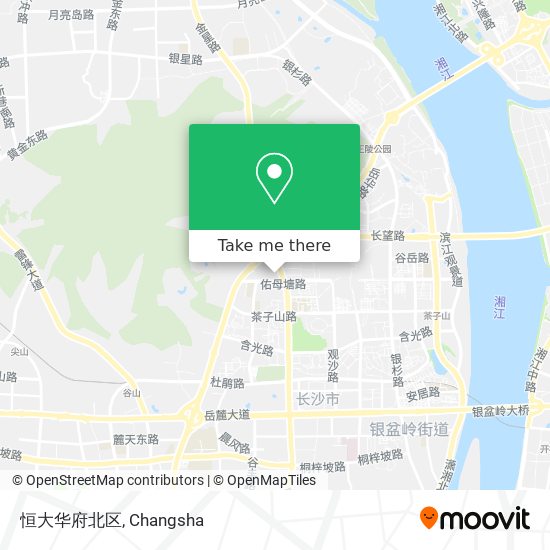 恒大华府北区 map