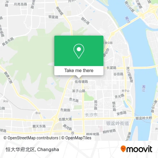 恒大华府北区 map