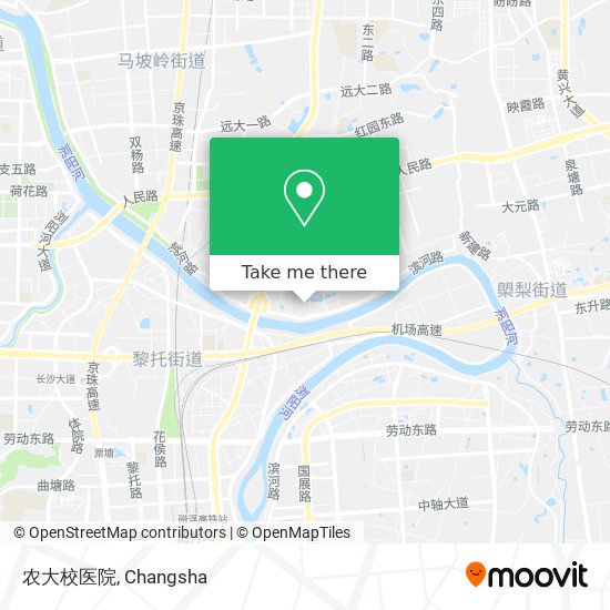 农大校医院 map