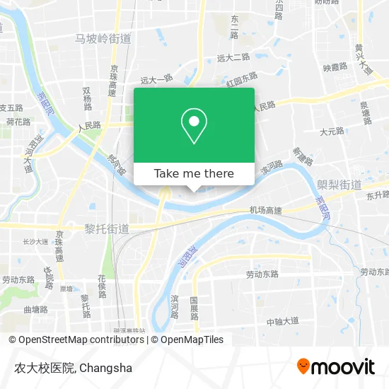 农大校医院 map
