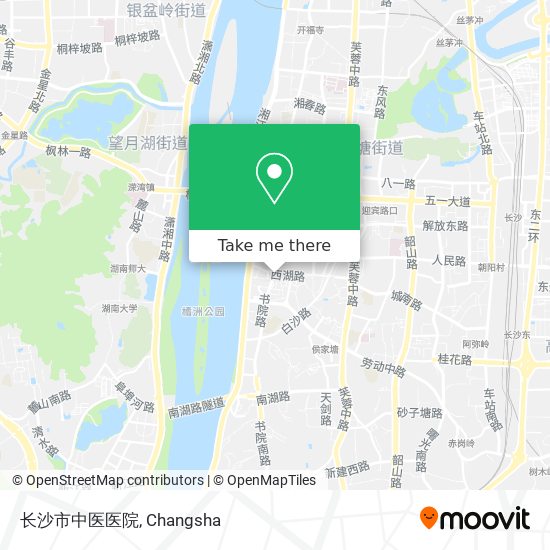 长沙市中医医院 map