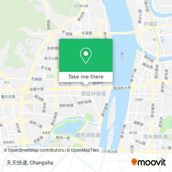 天天快递 map