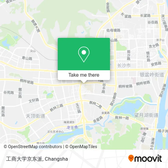 工商大学京东派 map