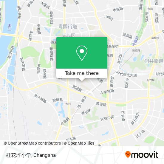 桂花坪小学 map