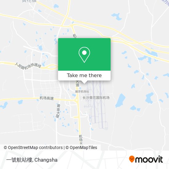 一號航站樓 map