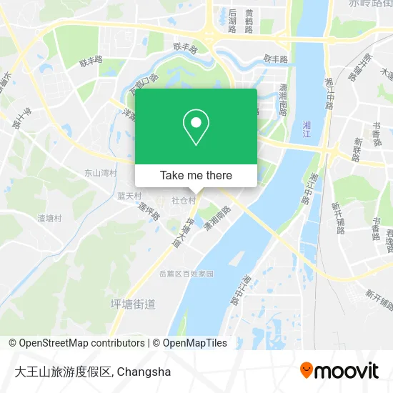 大王山旅游度假区 map