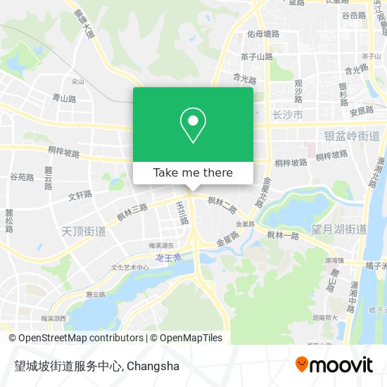 望城坡街道服务中心 map