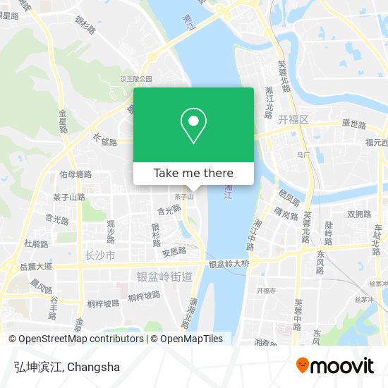 弘坤滨江 map
