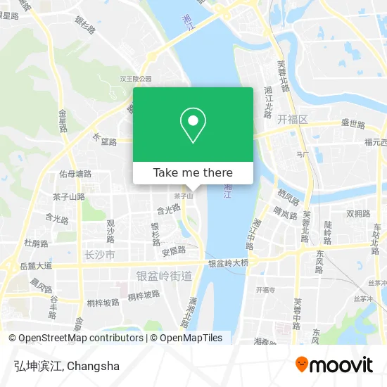 弘坤滨江 map