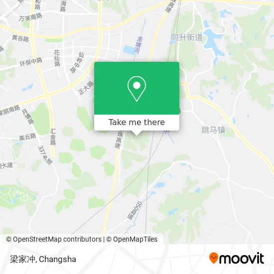 梁家冲 map