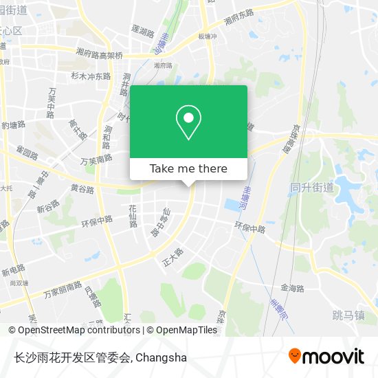 长沙雨花开发区管委会 map