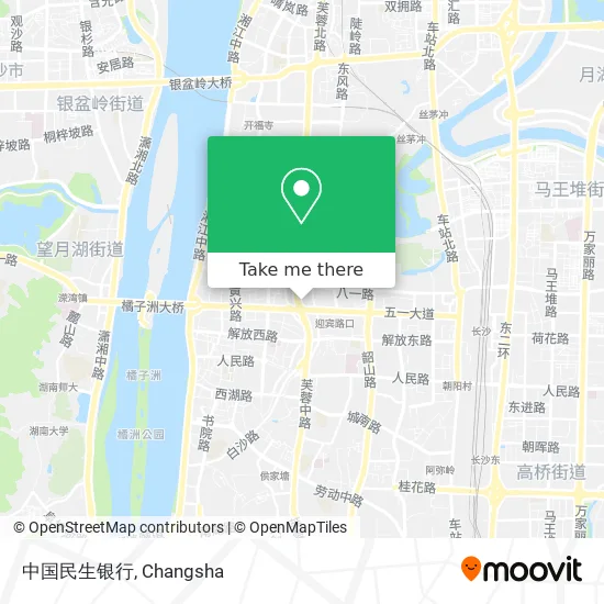 中国民生银行 map