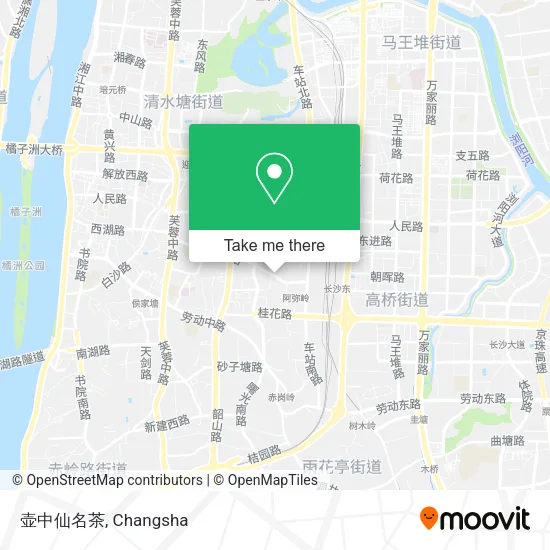 壶中仙名茶 map