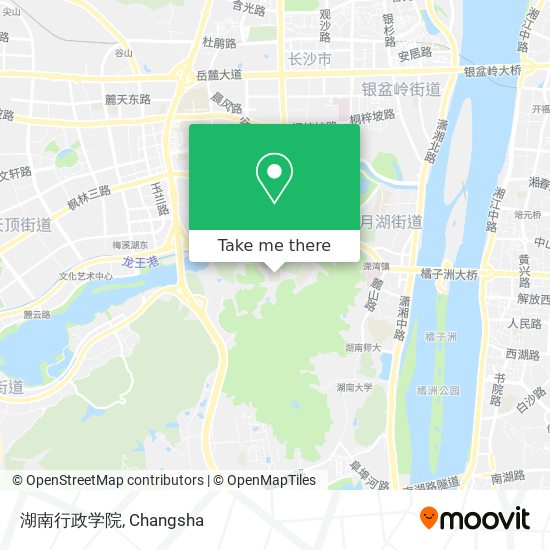 湖南行政学院 map