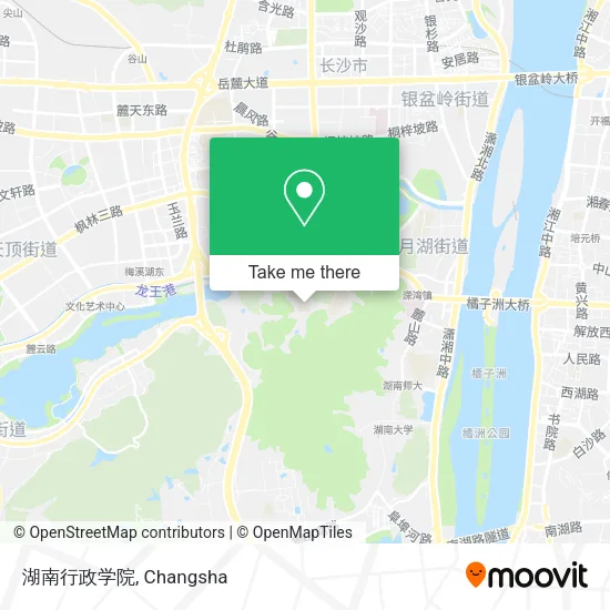 湖南行政学院 map
