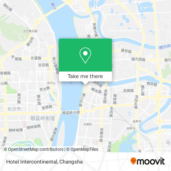Hotel Intercontinental map
