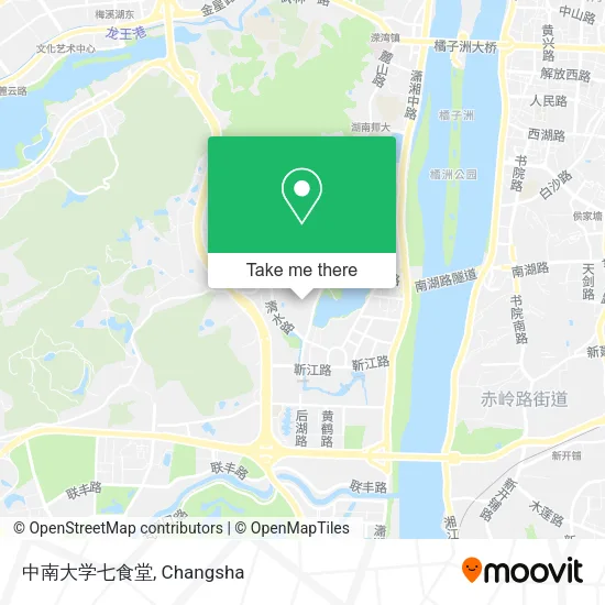 中南大学七食堂 map
