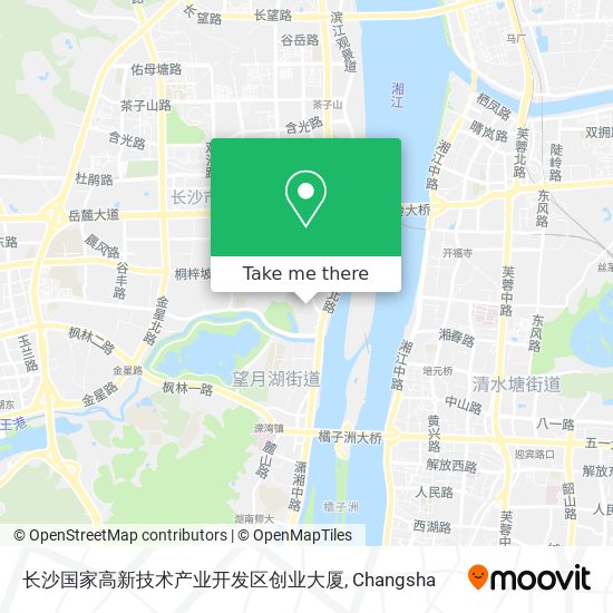 长沙国家高新技术产业开发区创业大厦 map