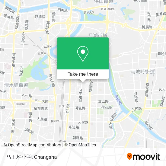 马王堆小学 map