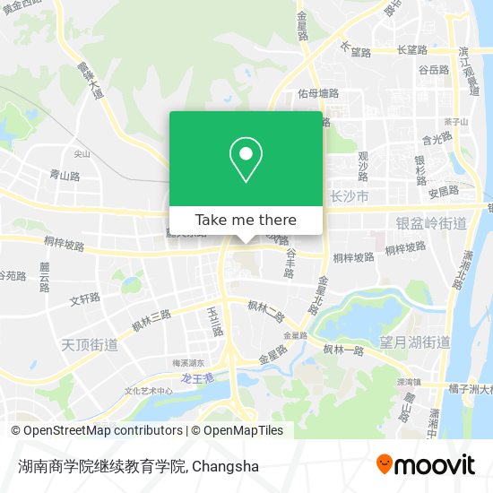 湖南商学院继续教育学院 map