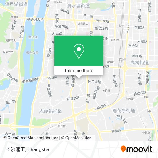 长沙理工 map