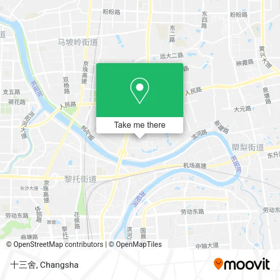 十三舍 map