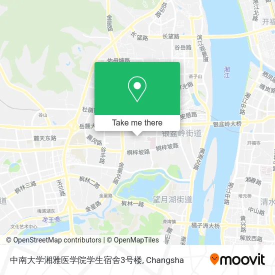 中南大学湘雅医学院学生宿舍3号楼 map