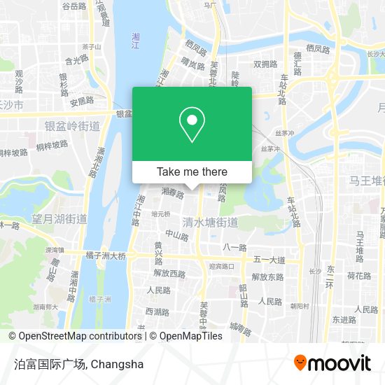 泊富国际广场 map