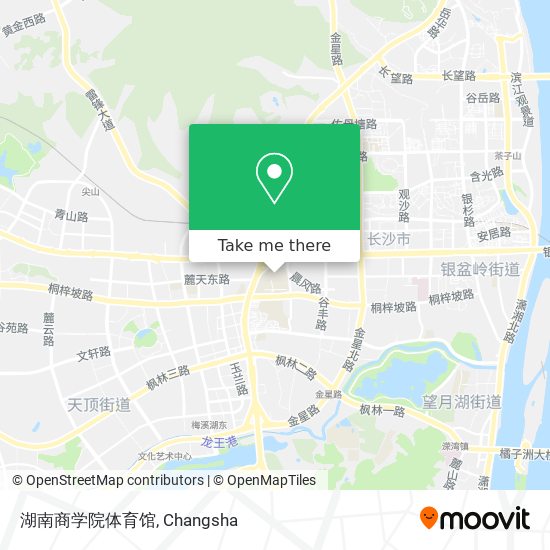 湖南商学院体育馆 map